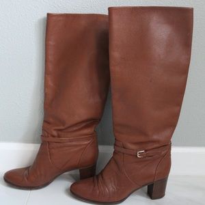 J. Crew Brown Leather boots